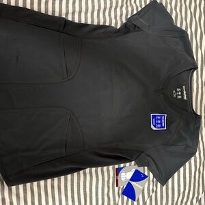 Scrubstar Black Women's V-Neck Scrub Top